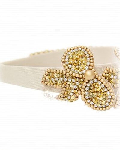 Tiara de laço luxo - Roana