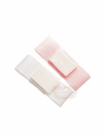 CJ 2 PÇ Laços Cabelo Bebê de Gorgurão com Strass