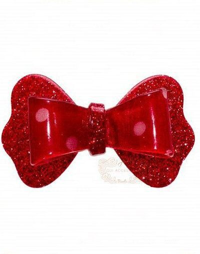 Kit 2 Presilhas de Cabelo Infantil Laço Acrílico Cores