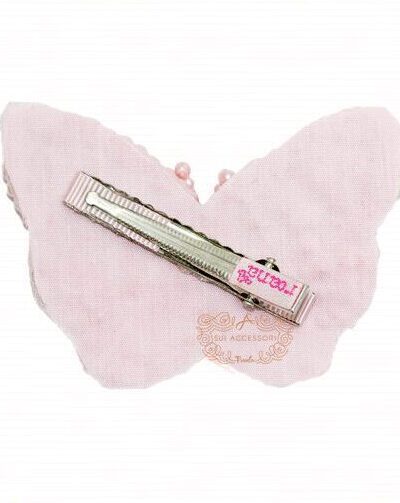 Presilha de Cabelo Infantil Bico de Pato Borboleta Luxo Roana