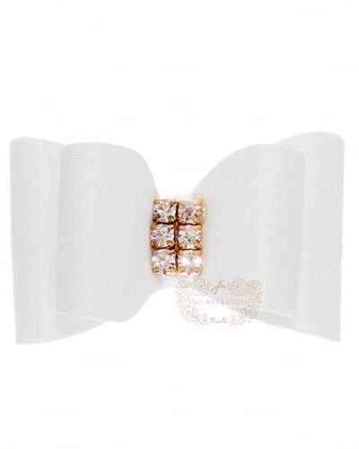 Presilha de Cabelo Bico de Pato Infantil Laço P Cores