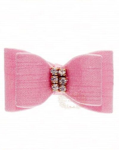 Presilha de Cabelo Bico de Pato Infantil Laço P Cores