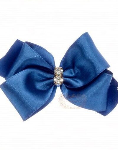 Presilha de Cabelo Infantil Bico de Pato Cetim Strass Cores Drilú