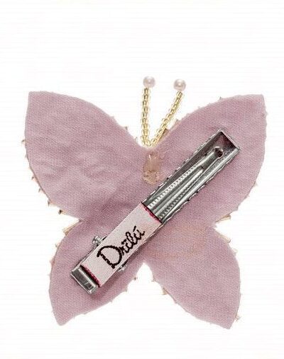 Presilha de Cabelo Infantil Bico de Pato Borboleta Luxo Cores Drilú