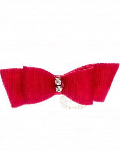 Presilha de Cabelo Infantil Bico de Pato Clássica Cetim Strass Cores Drilú