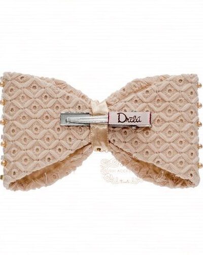 Presilha de Cabelo Infantil Bico de Pato Laço Encorpado Cores Drilú