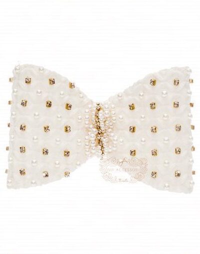 Presilha de Cabelo Infantil Bico de Pato Laço Encorpado Cores Drilú