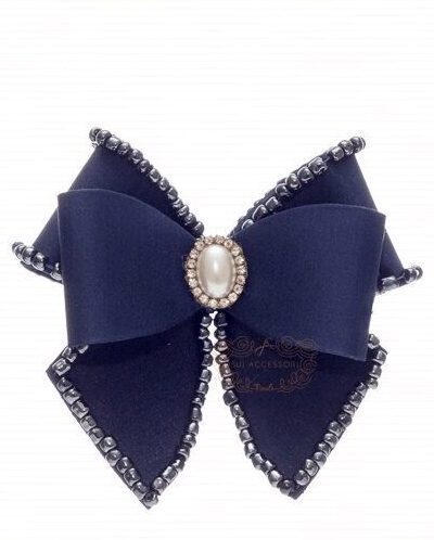 Presilha de Cabelo Infantil Bico de Pato Laço Cetim Encorpado Cores Drilú