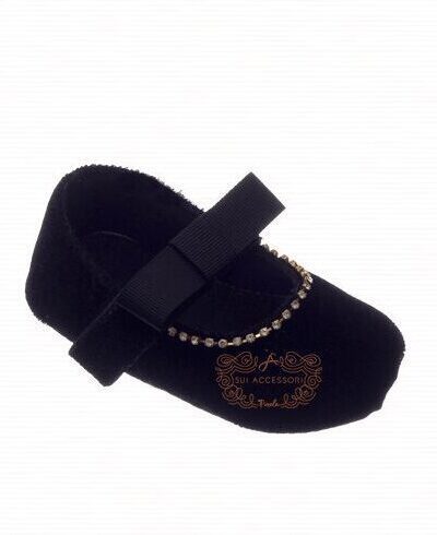 Sapatilha de Bebê Luxo Veludo Roana