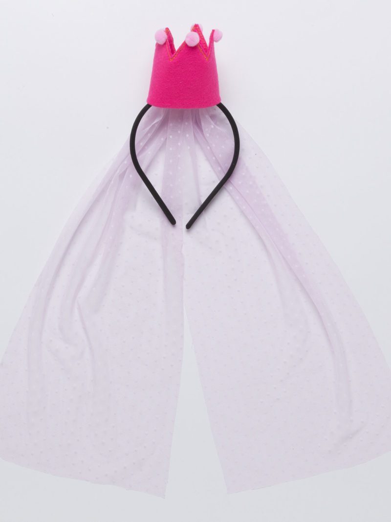 Tiara Coroa com veuzinho