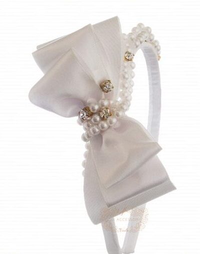 Tiara Cetim Strass - Drilú