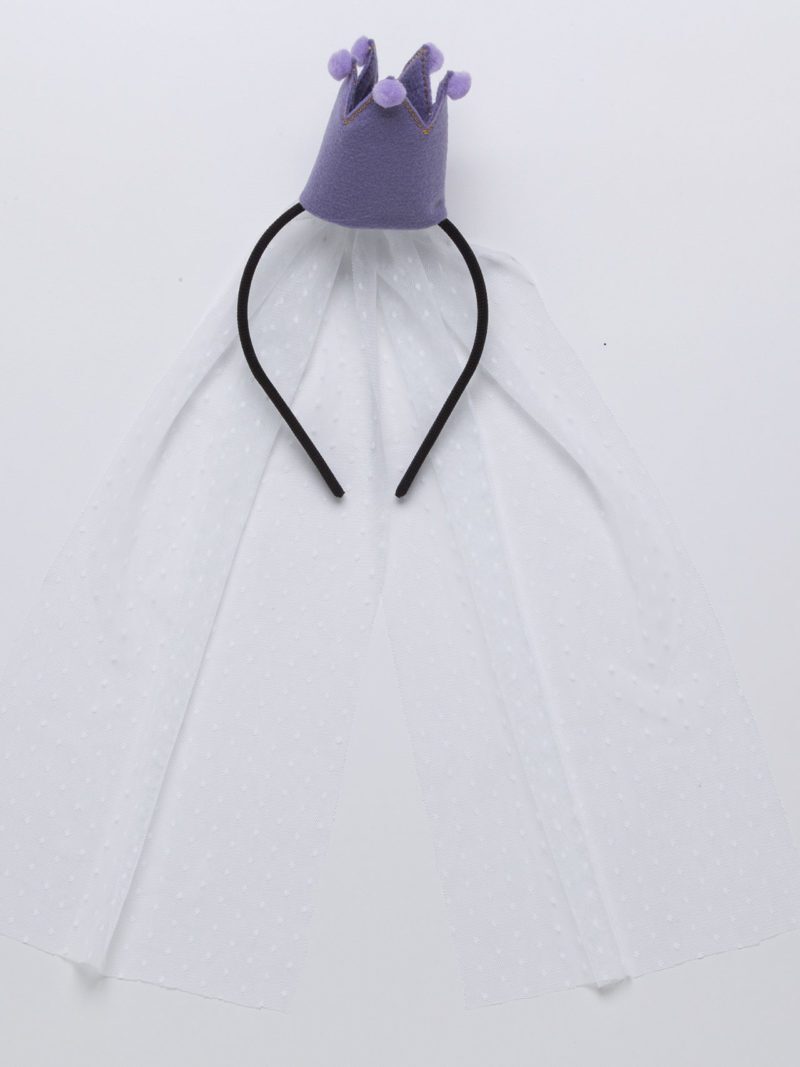 Tiara Coroa com veuzinho