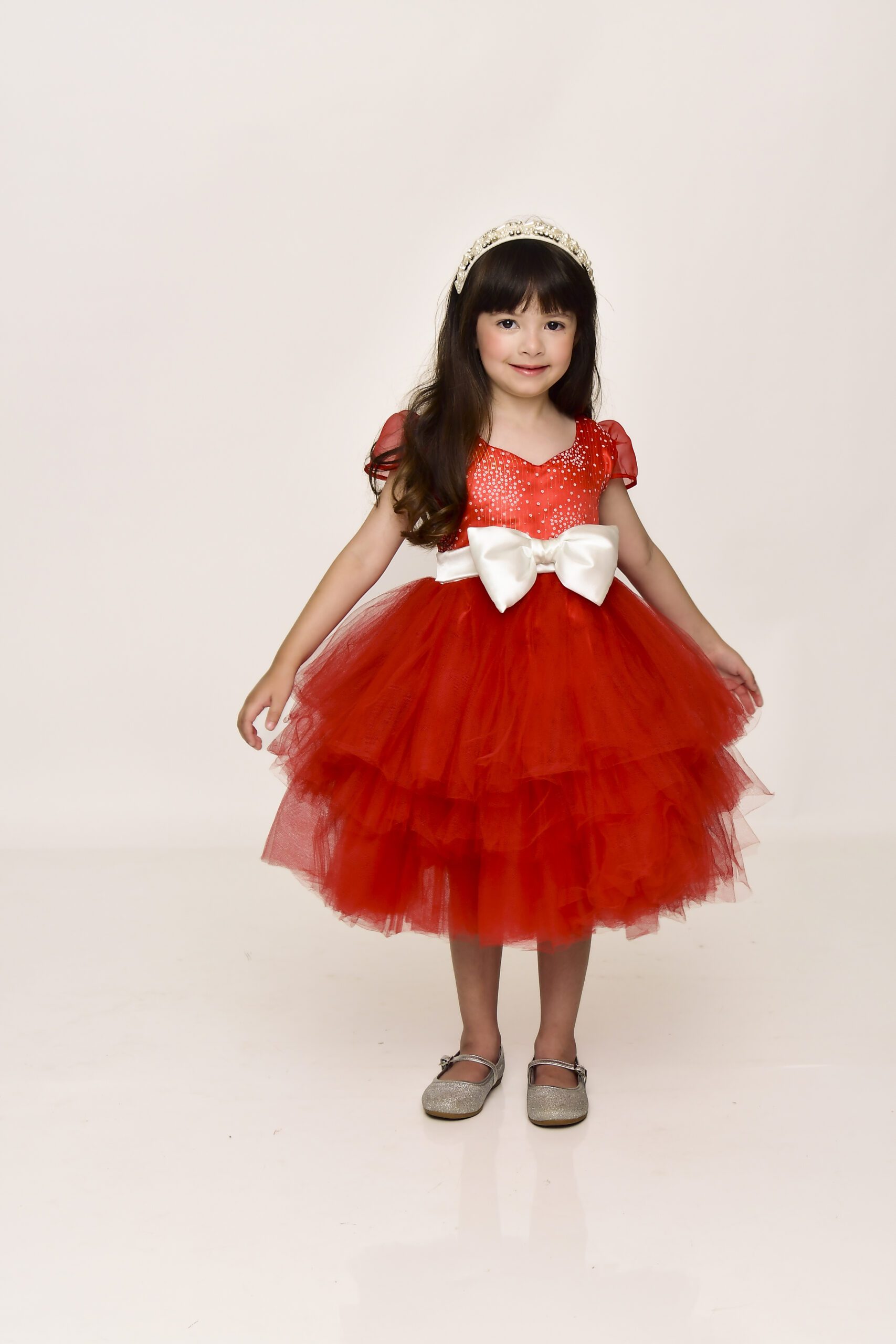 Vestido vermelho sale curto infantil