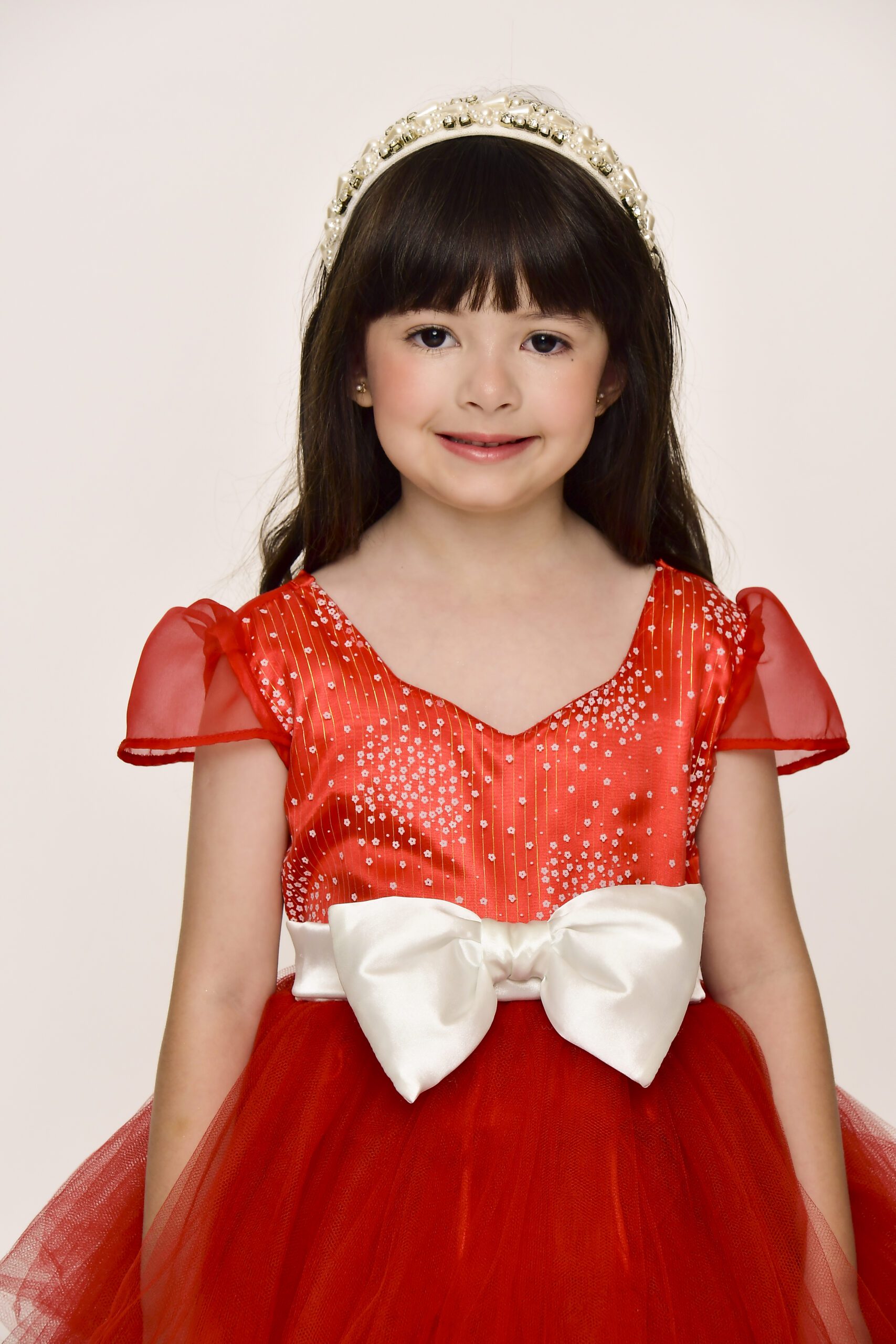 Vestido Festa Infantil Princesa - Paris Vermelho