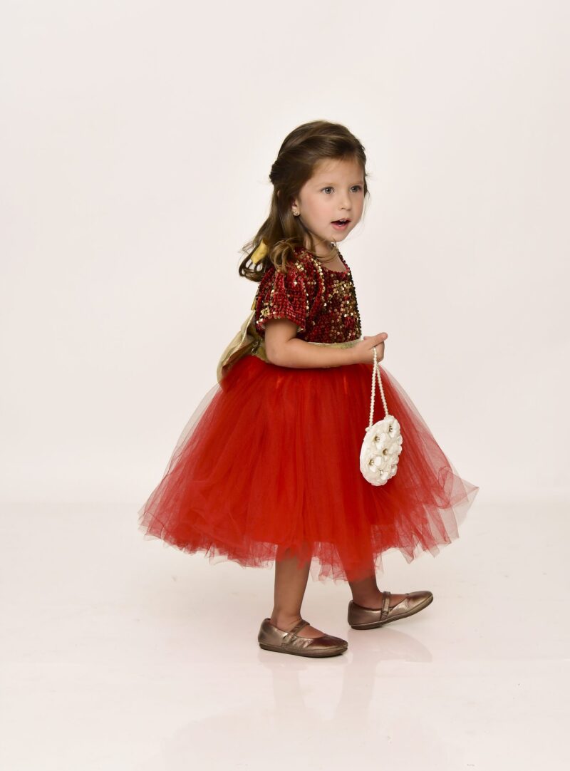 Vestido Infantil Vermelho