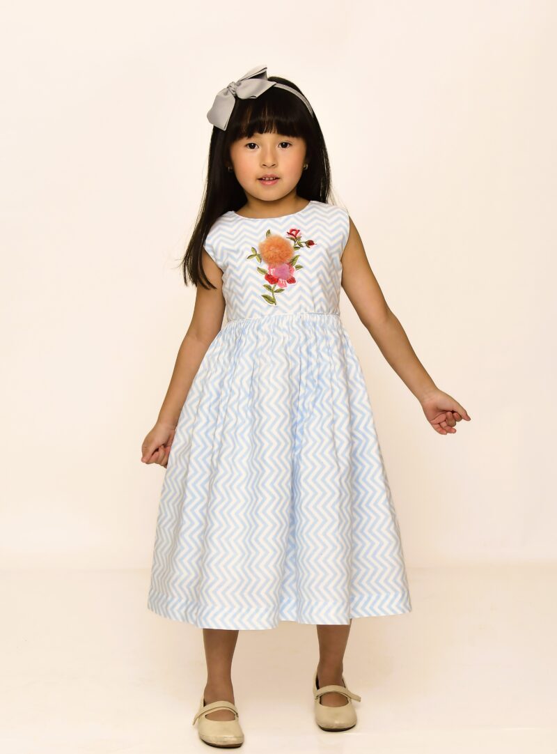 Vestido Chevron | Flor