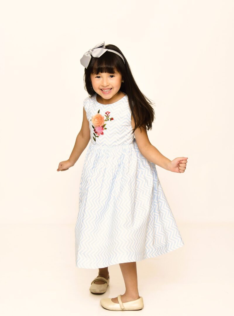 Vestido Chevron | Flor