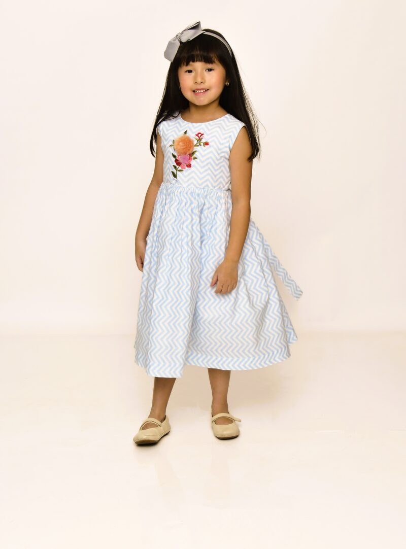 Vestido Chevron | Flor