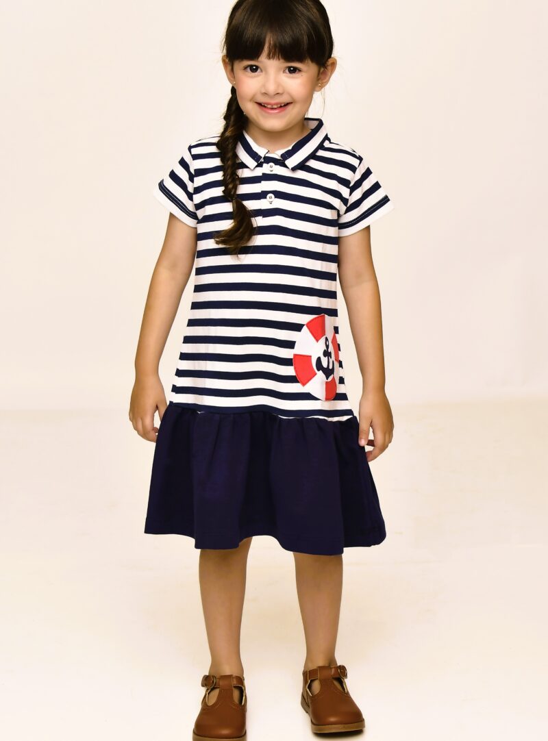 Vestido Infantil Marinheiro