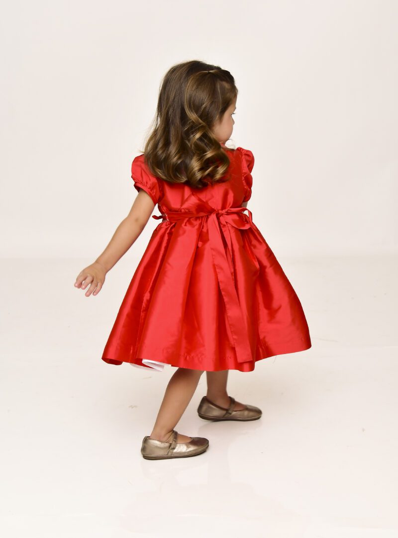 Vestido Laços Luxo Vermelho