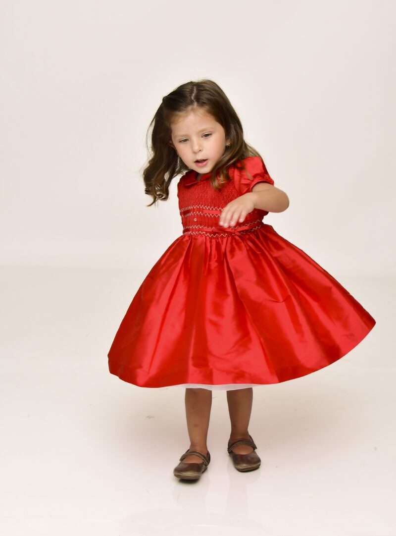 Vestido Laços Luxo Vermelho