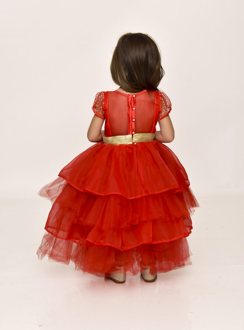 Vestido Princesa Luxo Vermelho