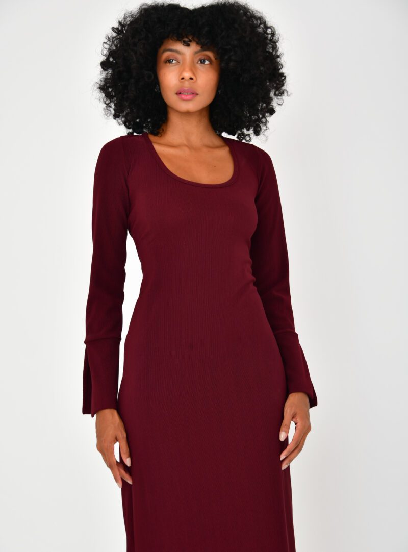 Vestido Bordô | Adulto