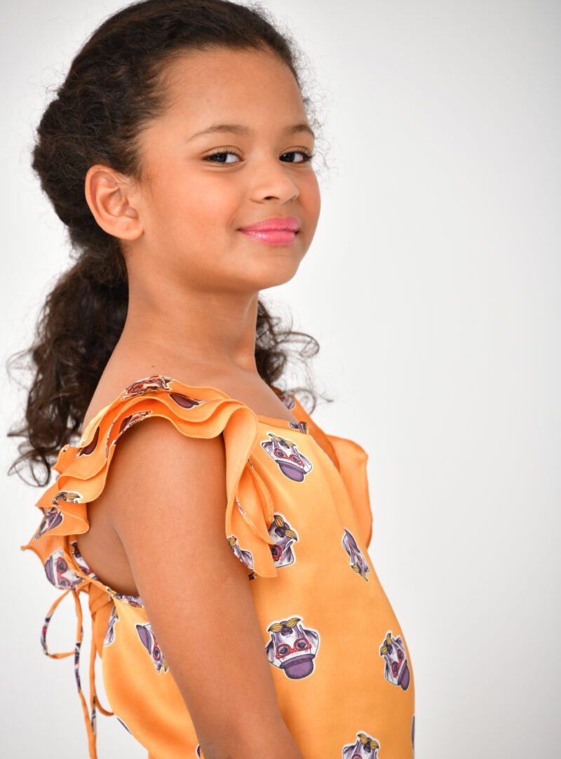 Blusa Delicada Laranja | Infantil