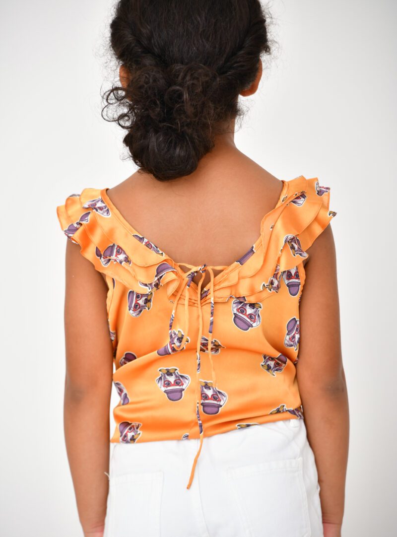 Blusa Delicada Laranja | Infantil