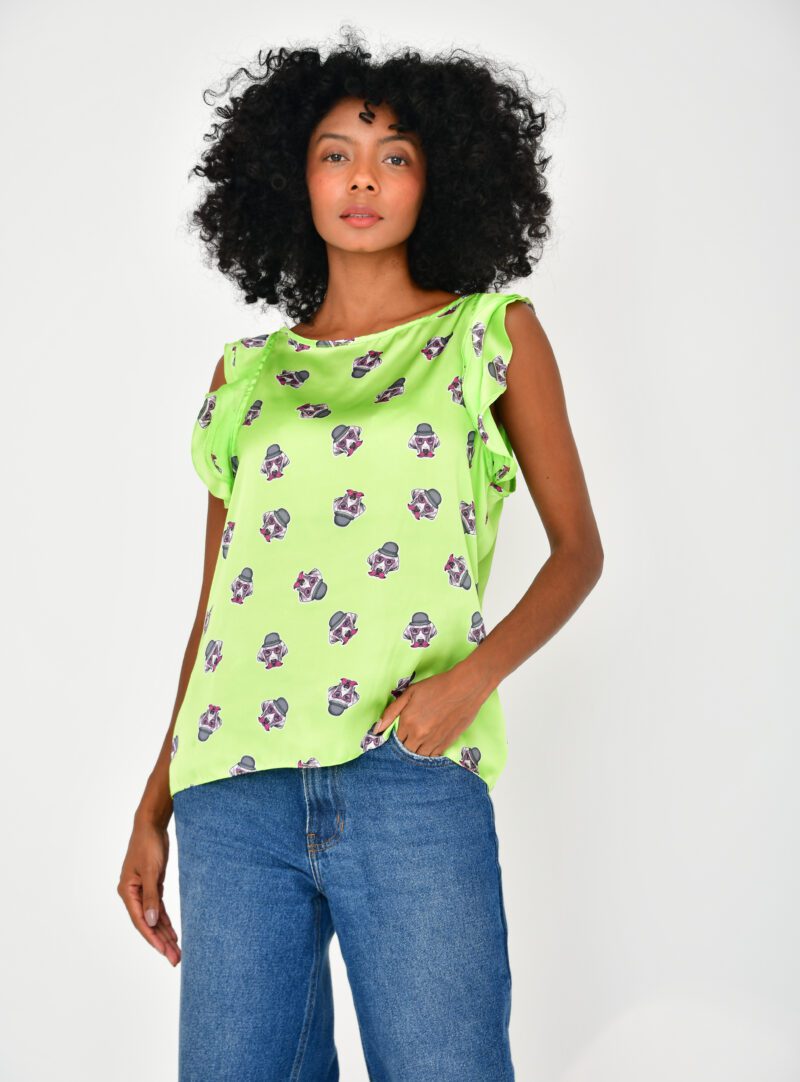 Blusa Delicada Verde | Adulta