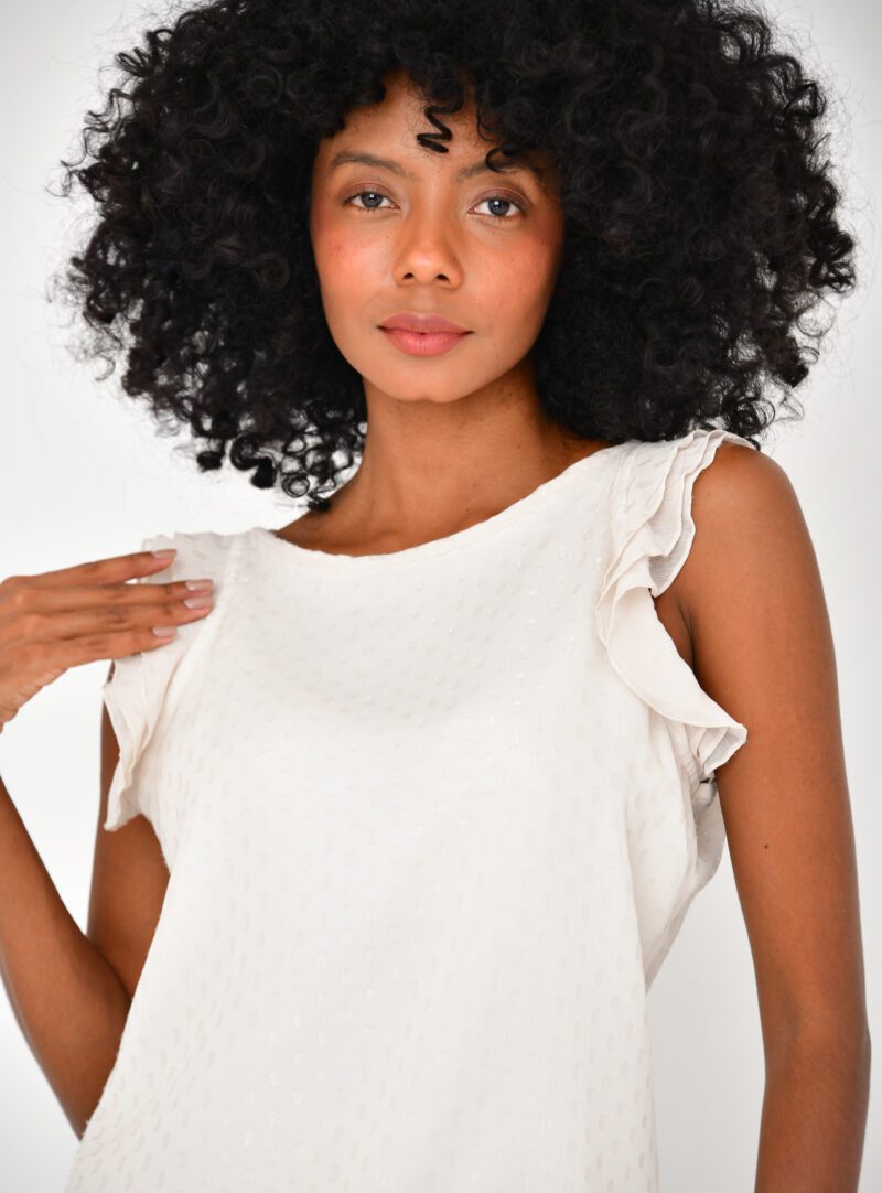 Blusa Delicada Off White | Adulta