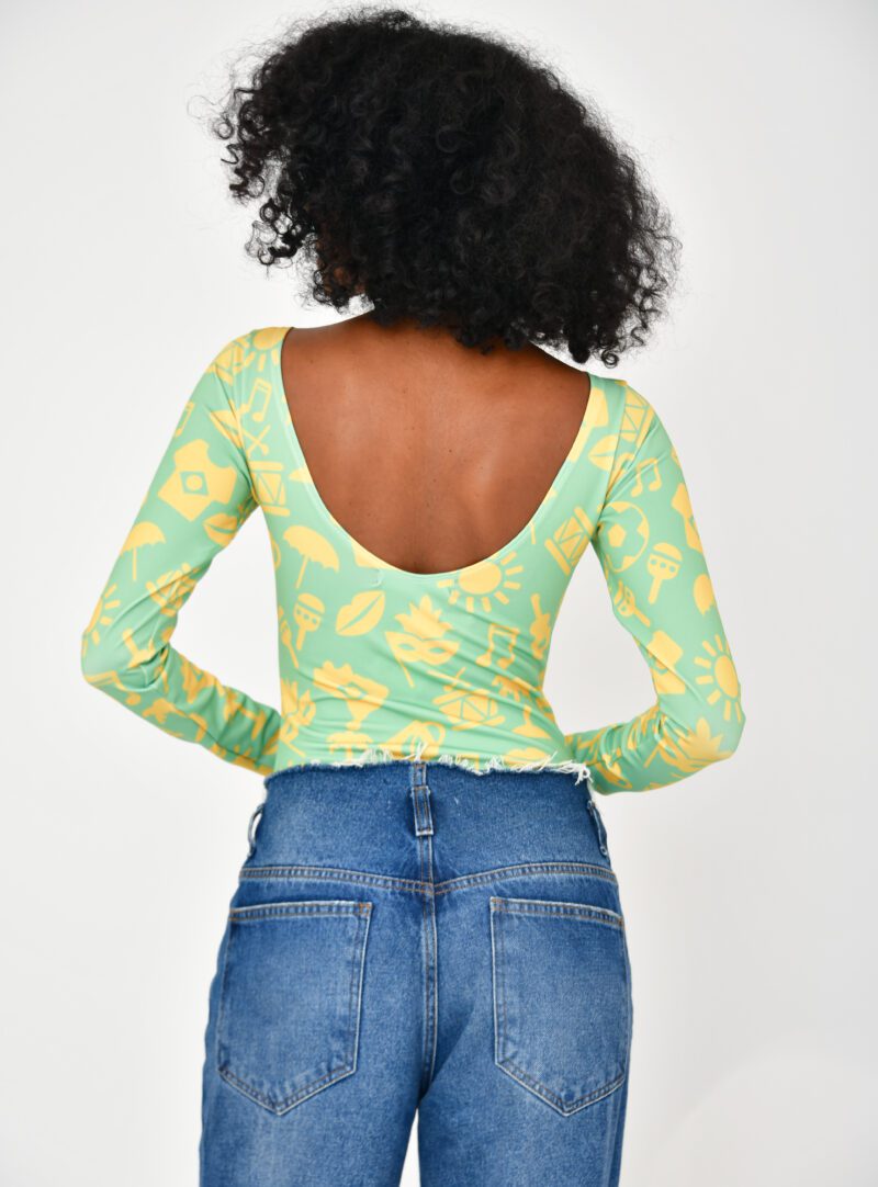 Body Verde e Amarelo | Adulto