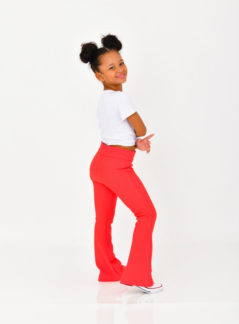 Calça Flare Vermelha | Infantil